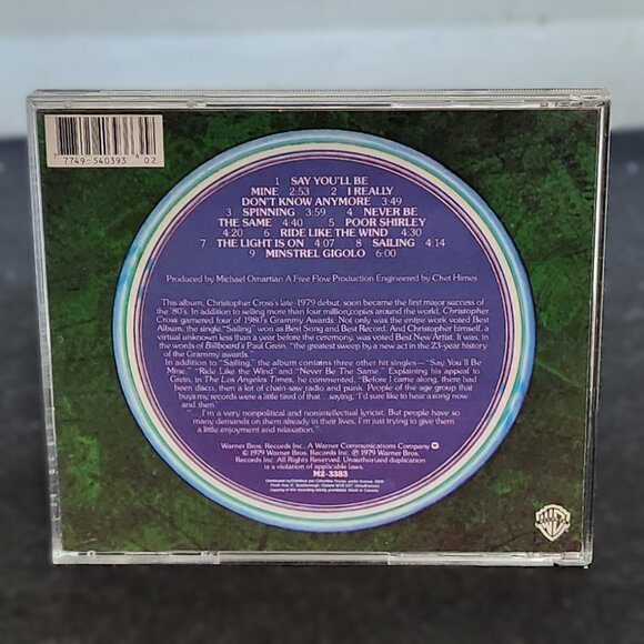 Christopher Cross Self Titled CD - Picture 2 of 3